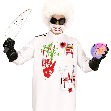 Widmann SRL Oplichtende nep hersens voor Halloween