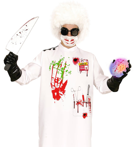 Widmann SRL Oplichtende nep hersens voor Halloween