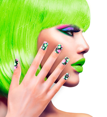 Widmann SRL Opplaknagels neon donker