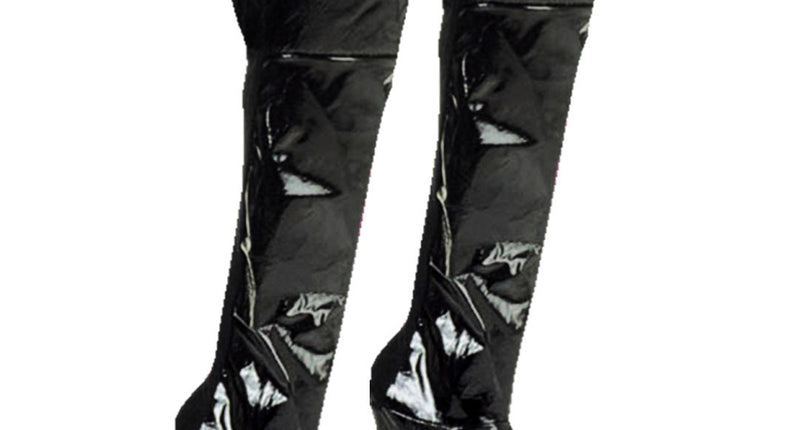 Widmann SRL opzetlaarzen lak zwart