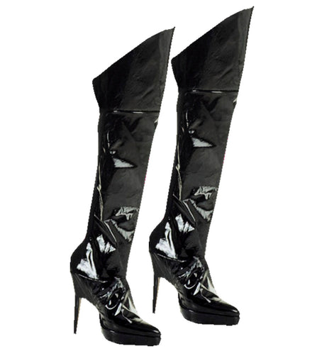 Widmann SRL opzetlaarzen lak zwart