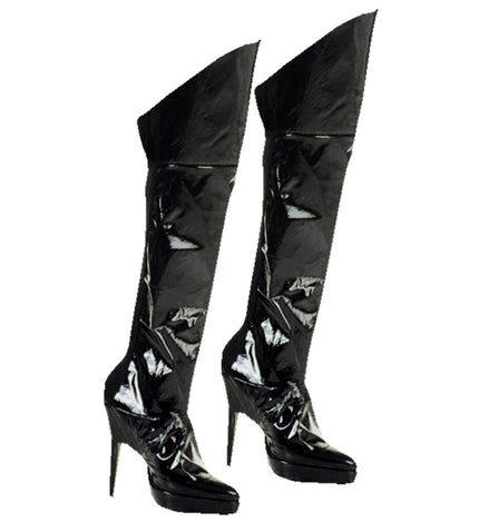 Widmann SRL opzetlaarzen lak zwart