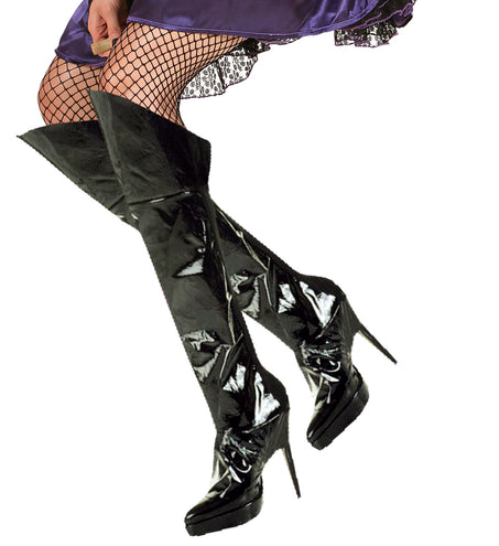 Widmann SRL opzetlaarzen lak zwart