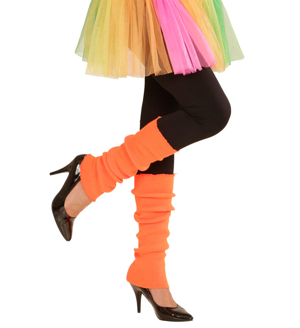 Widmann SRL Oranje beenwarmers neon