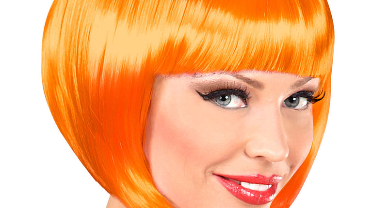 Widmann SRL Oranje boblijnpruik dame