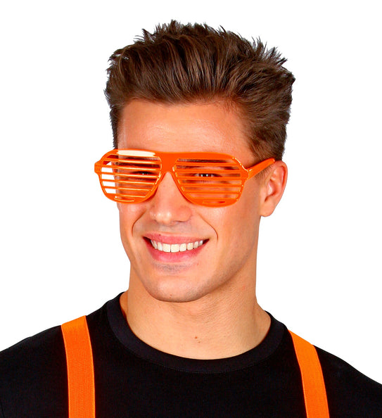 Widmann SRL Oranje bril met luikje