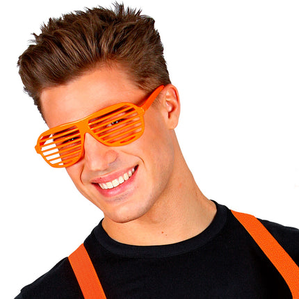 Widmann SRL Oranje bril met luikje