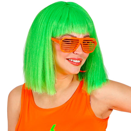 Widmann SRL Oranje bril met luikje