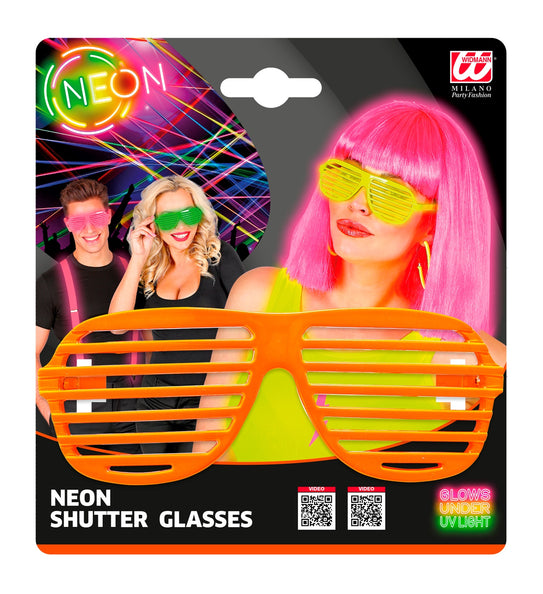 Widmann SRL Oranje bril met luikje