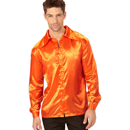 Widmann SRL Oranje jaren 70 Disco shirtjes