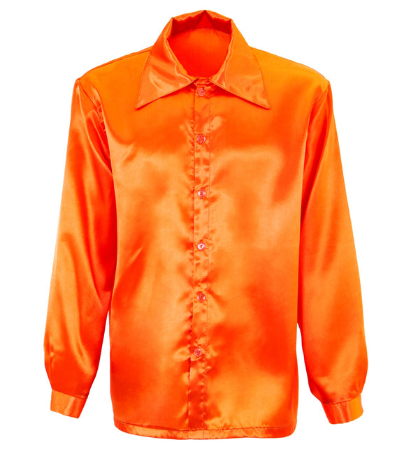 Widmann SRL Oranje jaren 70 Disco shirtjes