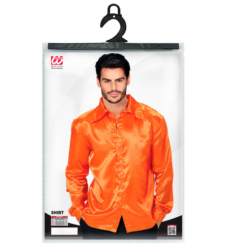 Widmann SRL Oranje jaren 70 Disco shirtjes