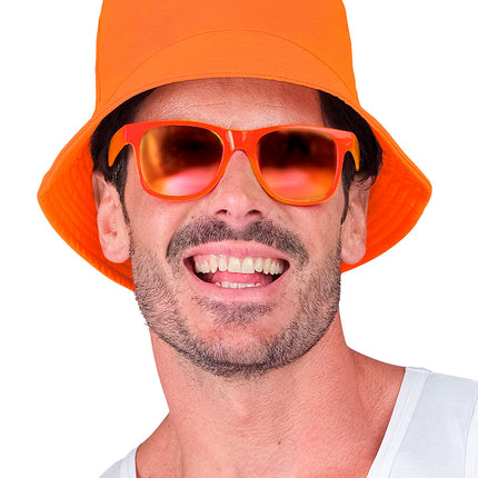 Widmann SRL Oranje karakter bril Blues brother