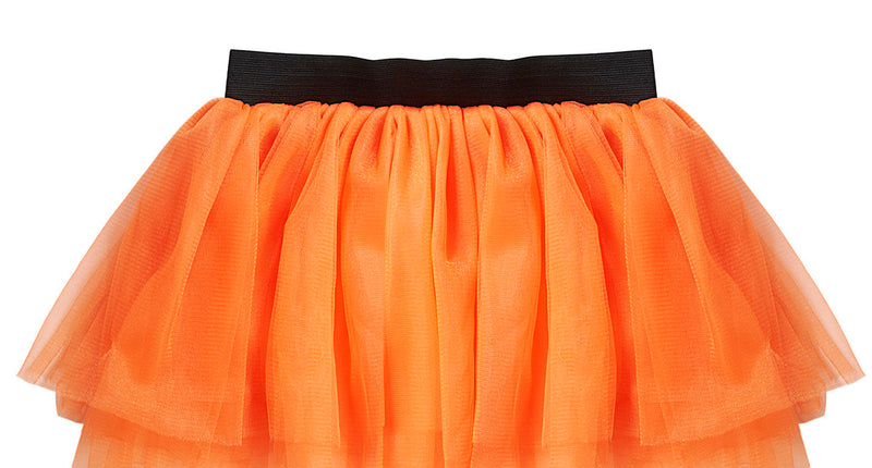 Widmann SRL Oranje tule rok neon