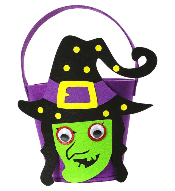 Widmann SRL Paars heksen snoeptasje halloween