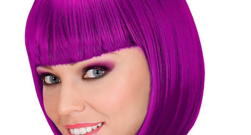 Widmann SRL Paarse pruik Lou Lou