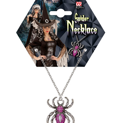 Widmann SRL Paarse spinnenketting