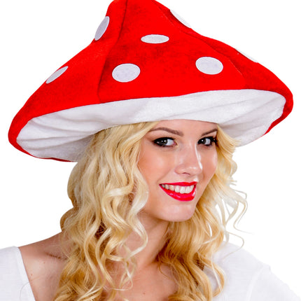 Widmann SRL Paddestoelen muts kabouter