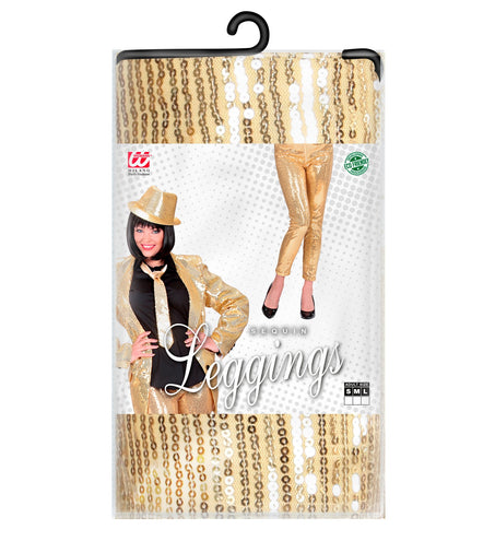 Widmann SRL Pailetten legging goud