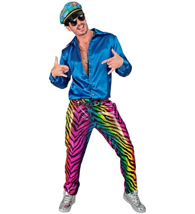 Widmann SRL Pailletten broek regenboog tijger Niels