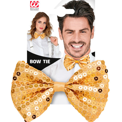 Widmann SRL Pailletten strik goud