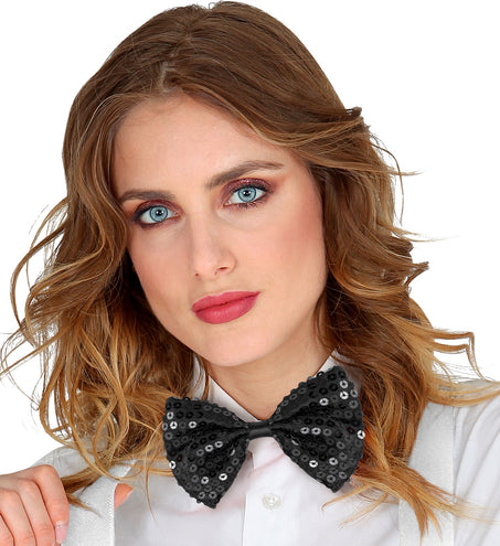 Widmann SRL Pailletten strik zwart