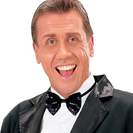 Widmann SRL Pailletten strik zwart