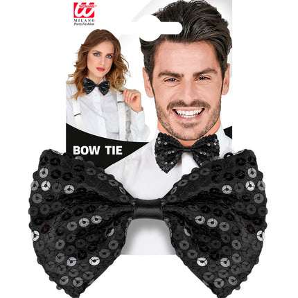 Widmann SRL Pailletten strik zwart