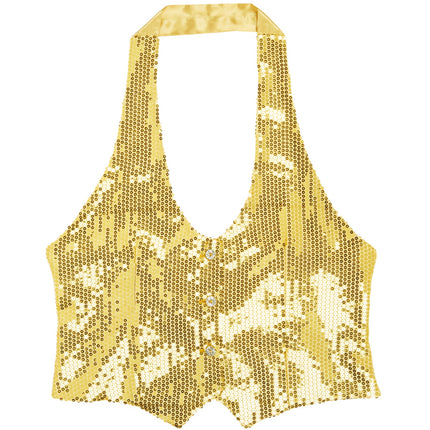 Widmann SRL Pailletten vestje dames goud