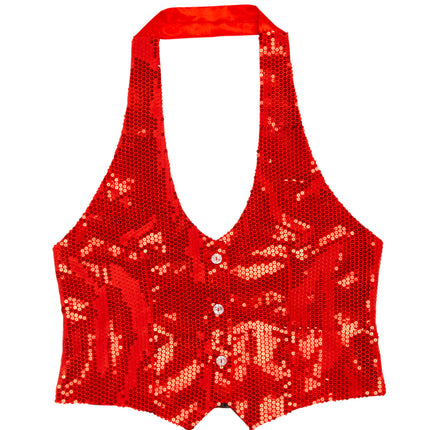 Widmann SRL Pailletten vestje dames rood