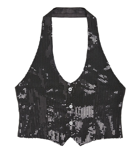 Widmann SRL Pailletten vestje dames zwart