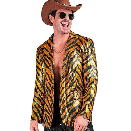 Widmann SRL Paillettencolbert tijger