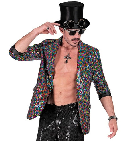 Widmann SRL Paillettencolbert veelkleurig