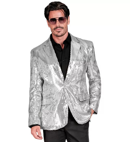 Widmann SRL Paillettencolbert zilver