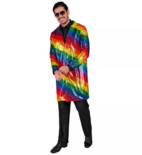 Widmann SRL Paillettenjas regenboog Pride