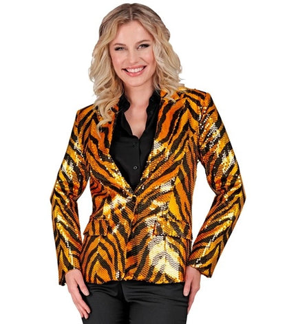 Widmann SRL Paillettenjas tijger