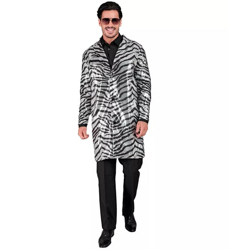 Widmann SRL Paillettenjas zebra Zack