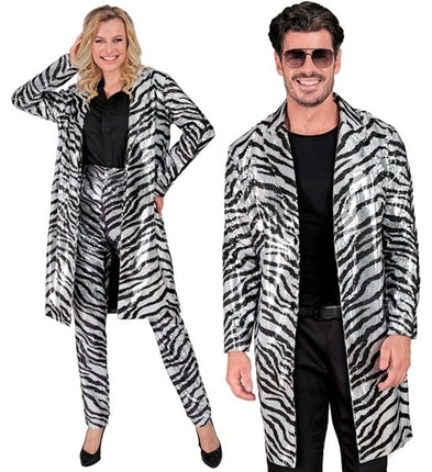 Widmann SRL Paillettenjas zebra Zack