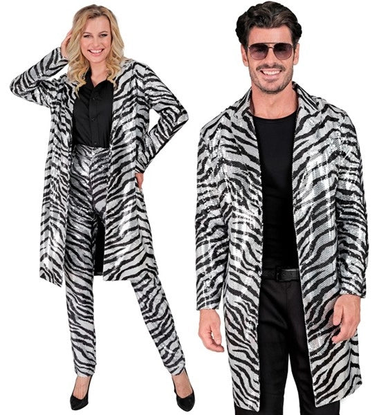 Widmann SRL Paillettenjas zebra Zack