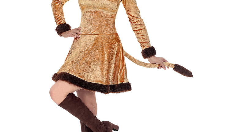 Widmann SRL Panter jurkje bruin voor dames