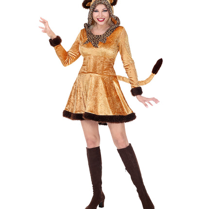 Widmann SRL Panter jurkje bruin voor dames