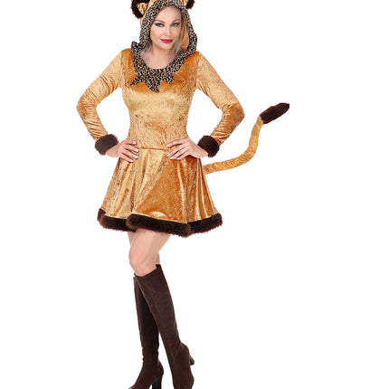 Widmann SRL Panter jurkje bruin voor dames