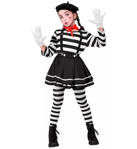 Widmann SRL Pantomime meisje kostuum Lara kind