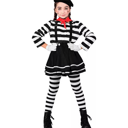 Widmann SRL Pantomime meisje kostuum Lara kind