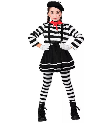 Widmann SRL Pantomime meisje kostuum Lara kind