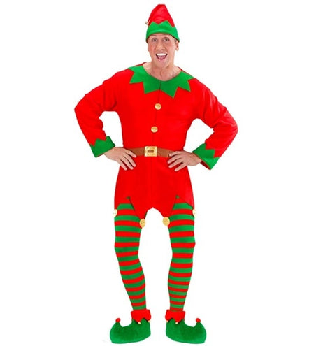 Widmann SRL Panty gestreept groen / rood Elf