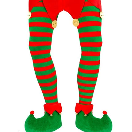 Widmann SRL Panty gestreept groen / rood Elf