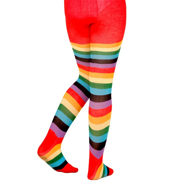 Widmann SRL Panty gestreept regenboog kind