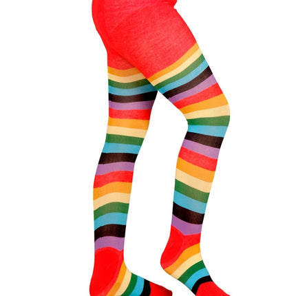 Widmann SRL Panty gestreept regenboog kind
