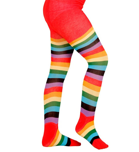 Widmann SRL Panty gestreept regenboog kind